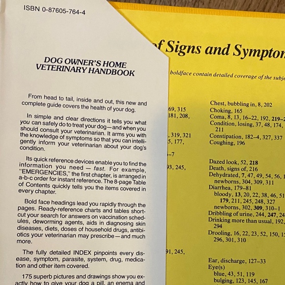 “Dog owners home veterinary handbook” hardcover - Picture 11 of 15